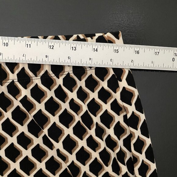 Chicos Travelers Ankle Pants 1 Pull On Slinky Wrinkle Free Moroccan Tile Resort - Picture 9 of 11